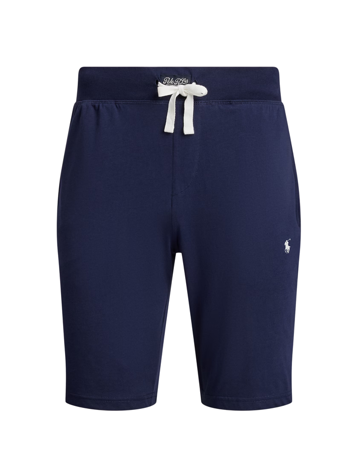 RALPH LAUREN Cotton Jersey Sleep Shorts Cruise Navy - MAISONDEFASHION.COM