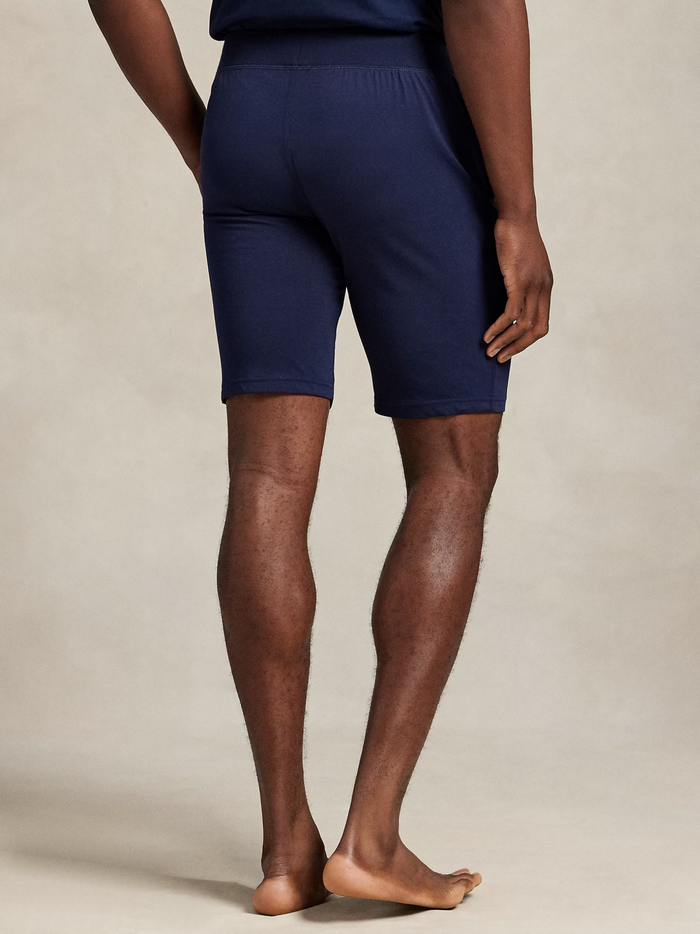 RALPH LAUREN Cotton Jersey Sleep Shorts Cruise Navy - MAISONDEFASHION.COM