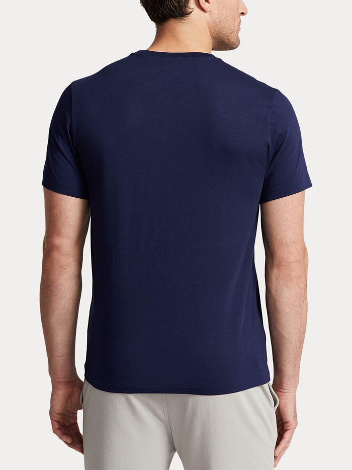 RALPH LAUREN Cotton Jersey Sleep T-shirt Cruise Navy - MAISONDEFASHION.COM