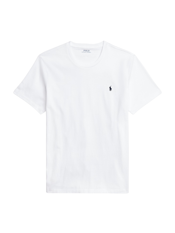 RALPH LAUREN Cotton Jersey Sleep T-shirt White - MAISONDEFASHION.COM