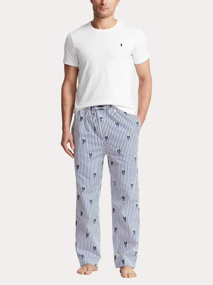 RALPH LAUREN Cotton Jersey Sleep T-shirt White - MAISONDEFASHION.COM