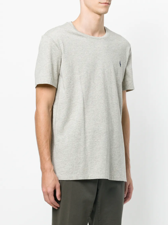 RALPH LAUREN Custom Slim Fit Jersey Crew Neck T-Shirt New Grey Heather