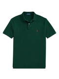 RALPH LAUREN Custom Slim Fit Mesh Polo College Green - MAISONDEFASHION.COM