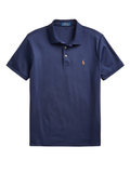 RALPH LAUREN Custom Slim Fit Soft Cotton Polo Shirt Refined Navy - MAISONDEFASHION.COM