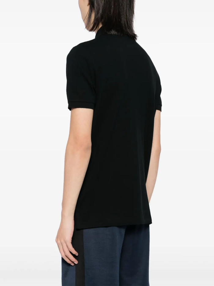 RALPH LAUREN Custom Slim Fit Stretch Mesh Polo Shirt Black - MAISONDEFASHION.COM