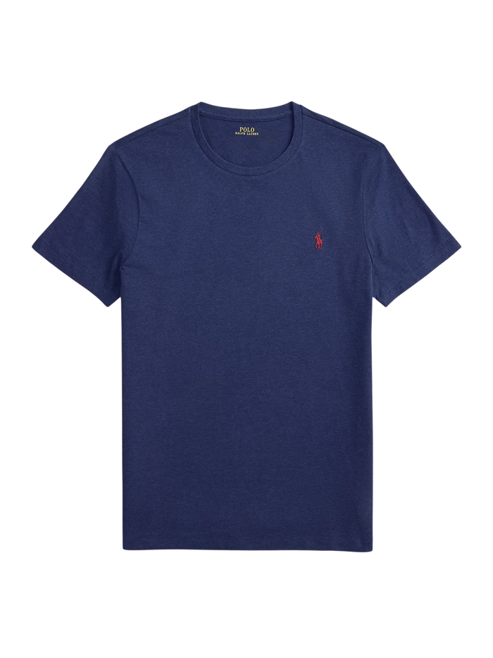 RALPH LAUREN Custom Slim Fit T-Shirt Navy - MAISONDEFASHION.COM