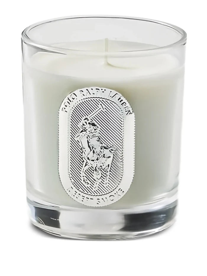 RALPH LAUREN Desert Smoke Candle White/Navy - MAISONDEFASHION.COM