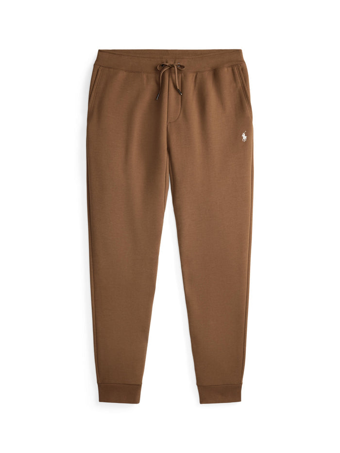 RALPH LAUREN Double-Knit Jogger Pant Luggage Brown
