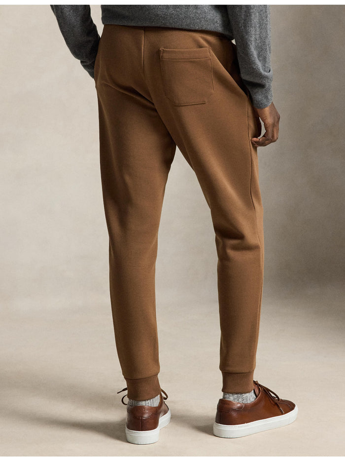 RALPH LAUREN Double-Knit Jogger Pant Luggage Brown