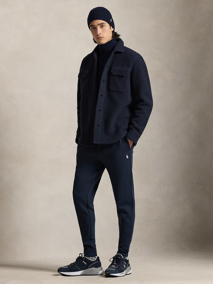 RALPH LAUREN Double-Knit Jogging Bottoms Aviator Navy - MAISONDEFASHION.COM