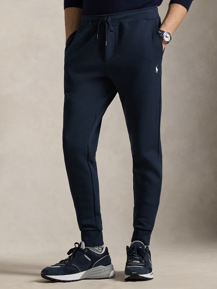 RALPH LAUREN Double-Knit Jogging Bottoms Aviator Navy - MAISONDEFASHION.COM