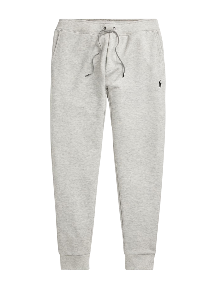 RALPH LAUREN Double-Knit Jogging Bottoms Light Sport Heather - MAISONDEFASHION.COM