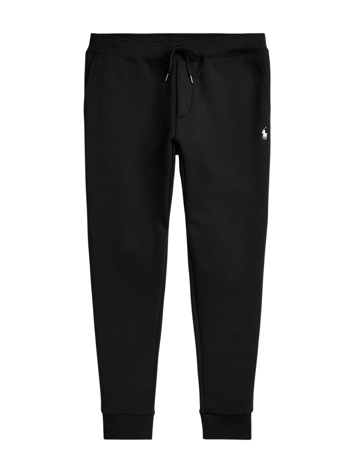 RALPH LAUREN Double-Knit Jogging Bottoms Polo Black - MAISONDEFASHION.COM