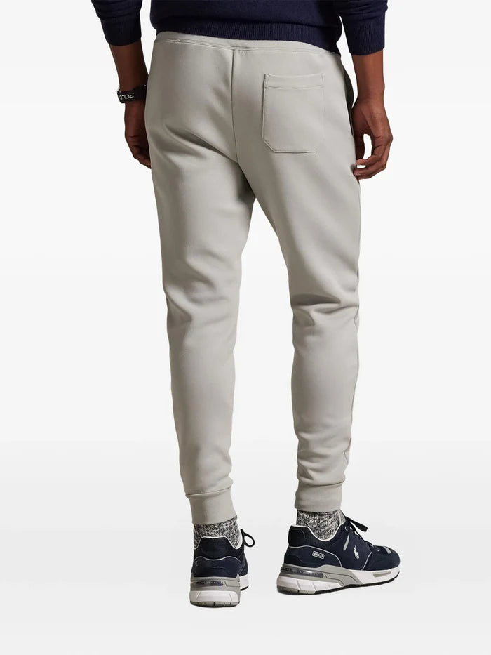 RALPH LAUREN Double-Knit Jogging Pants Grey - MAISONDEFASHION.COM