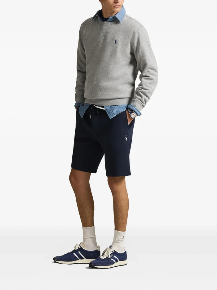 RALPH LAUREN Double-Knit Shorts Navy - MAISONDEFASHION.COM