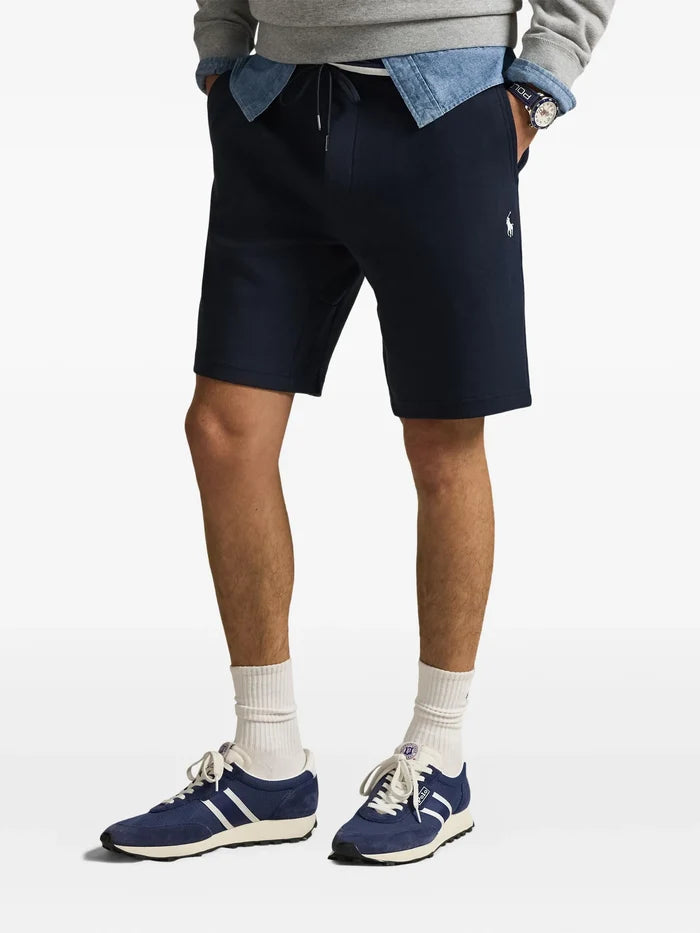 RALPH LAUREN Double-Knit Shorts Navy - MAISONDEFASHION.COM