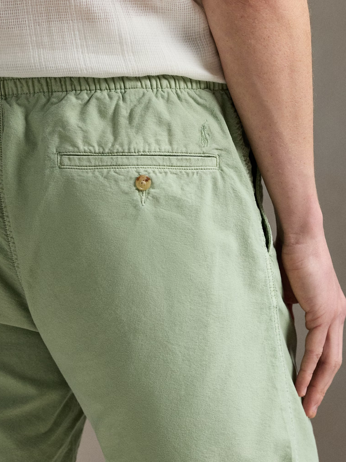 RALPH LAUREN Jersey Bermuda Shorts Light Green - MAISONDEFASHION.COM