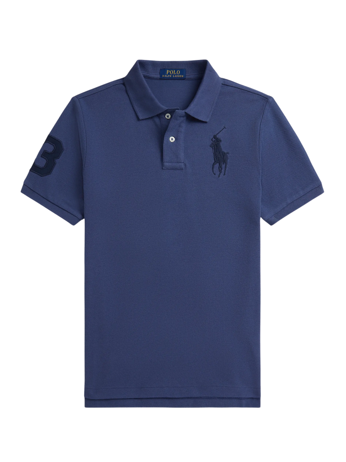 RALPH LAUREN KIDS Boys Big Pony Cotton Polo Shirt Navy
