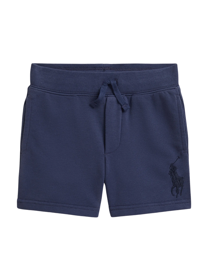 RALPH LAUREN KIDS Boys Drawstring Logo Shorts Navy