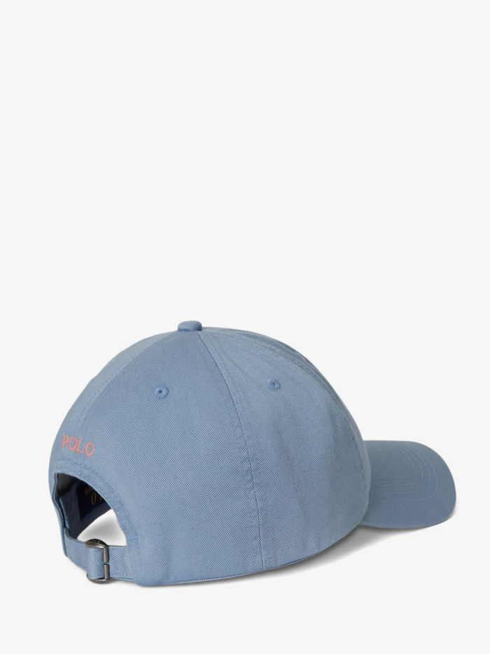 RALPH LAUREN KIDS Boys Embroidered Cotton Baseball Cap Blue