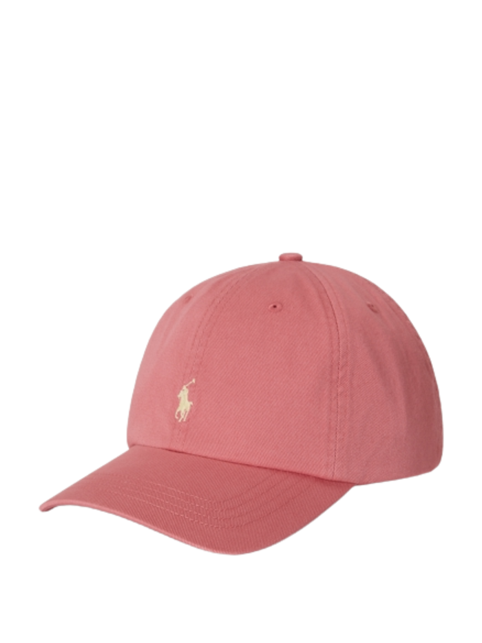 RALPH LAUREN KIDS Boys Embroidered Cotton Baseball Cap Pink