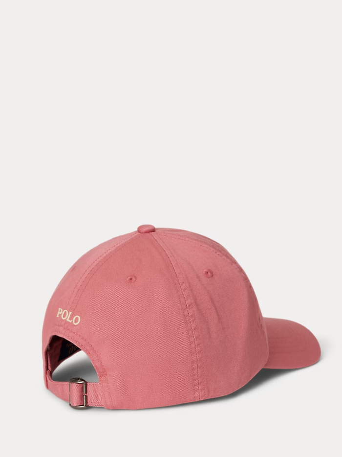 RALPH LAUREN KIDS Boys Embroidered Cotton Baseball Cap Pink