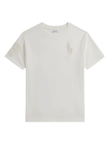 RALPH LAUREN KIDS Boys Logo-appliqué T-shirt White