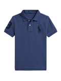 RALPH LAUREN KIDS Boys Logo-embroidered Polo Shirt Navy