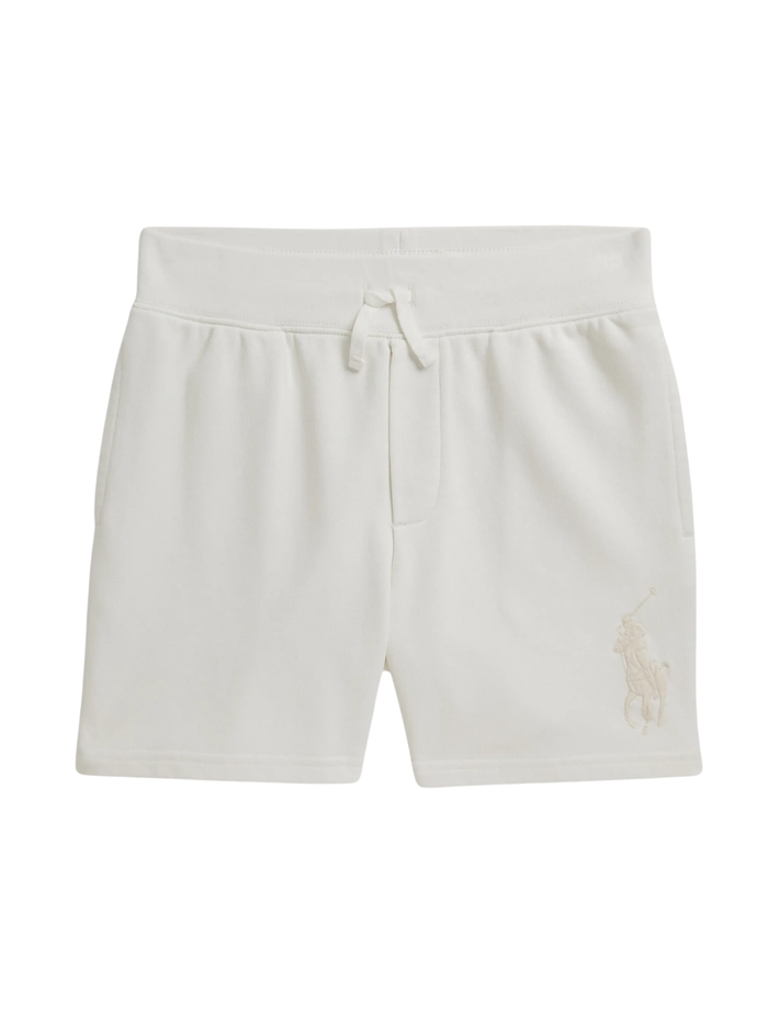 RALPH LAUREN KIDS Boys Logo-embroidered Shorts White