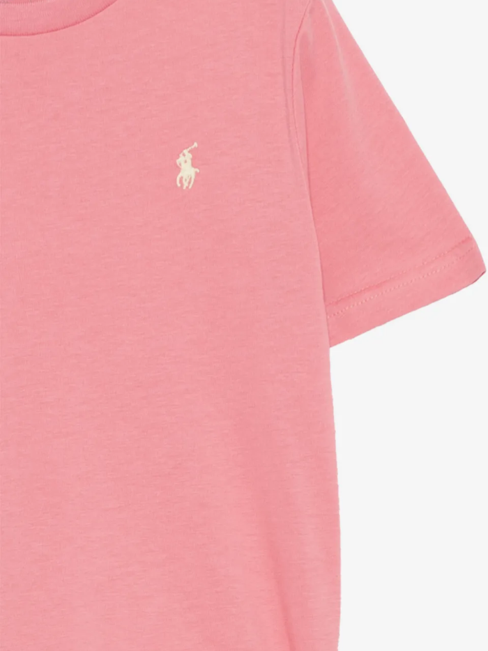 RALPH LAUREN KIDS Boys Logo T-shirt Pink