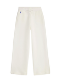 RALPH LAUREN KIDS Girls Pony-embroidered Wide-leg Trousers White