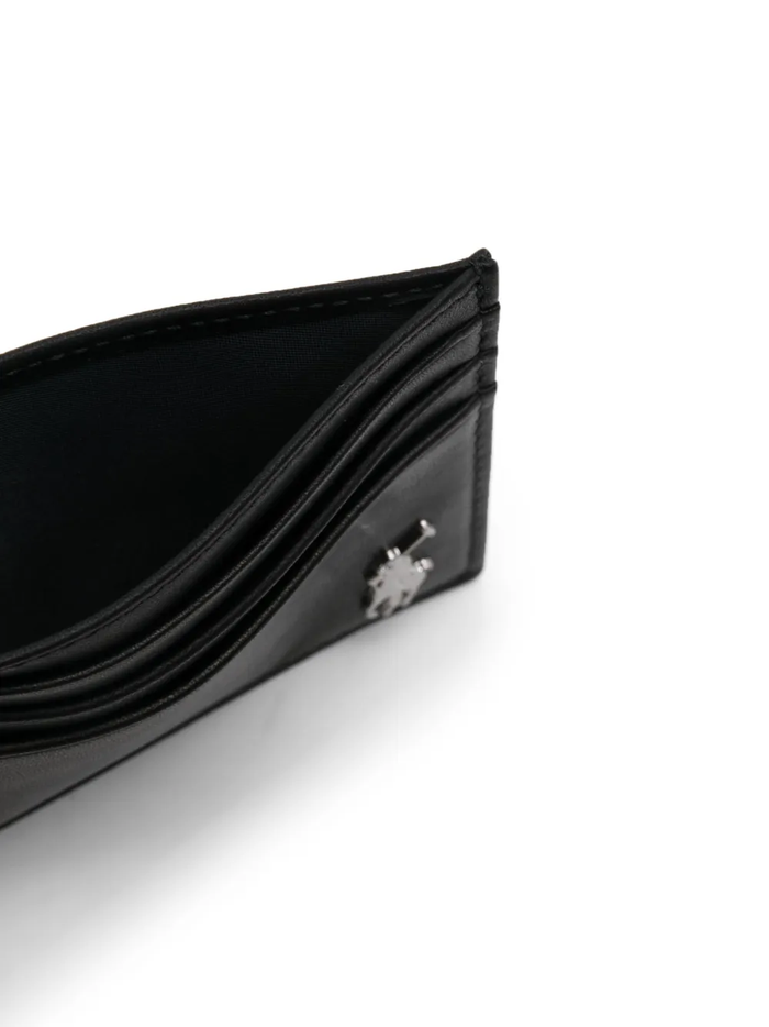 RALPH LAUREN Leather Card Case Black