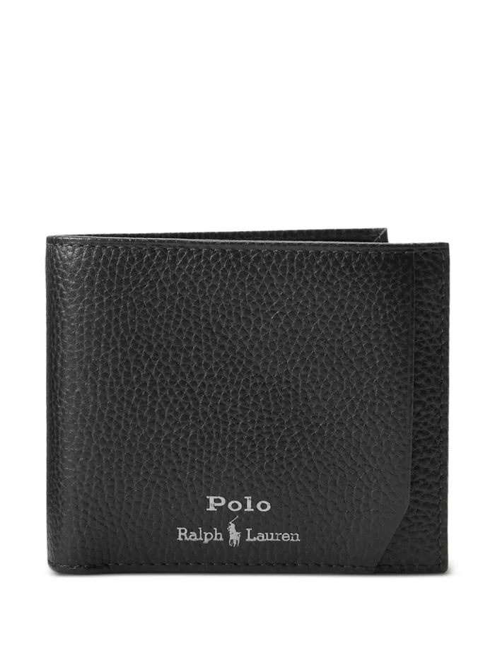 RALPH LAUREN Leather Wallet & Key Fob Gift Set Black - MAISONDEFASHION.COM