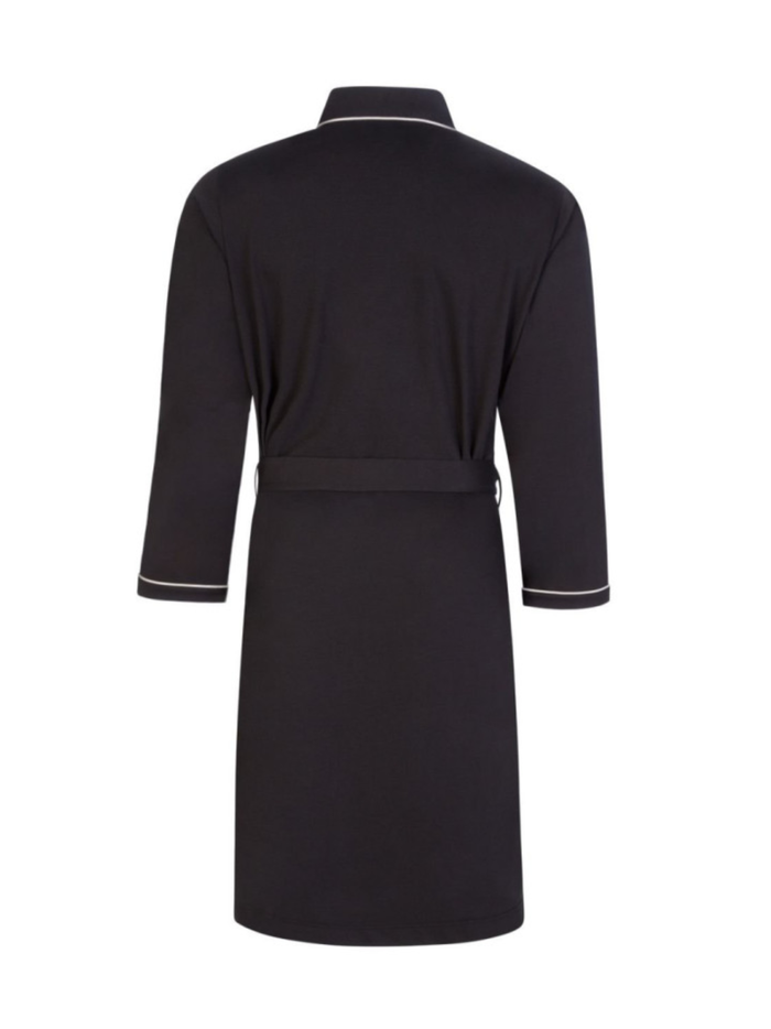 RALPH LAUREN Logo-print Robe Black