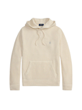 RALPH LAUREN Long-Sleeve Textured Hooded Pullover Sweater Andover Cream - MAISONDEFASHION.COM