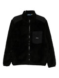 RALPH LAUREN Long Sleeved Full Zip Jacket Black - MAISONDEFASHION.COM