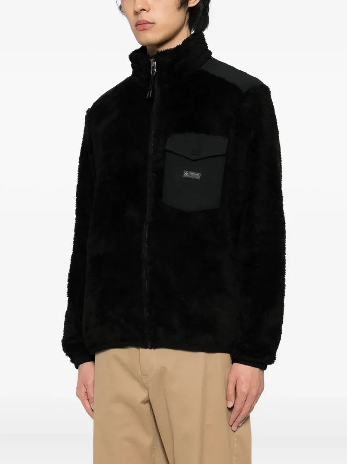 RALPH LAUREN Long Sleeved Full Zip Jacket Black - MAISONDEFASHION.COM