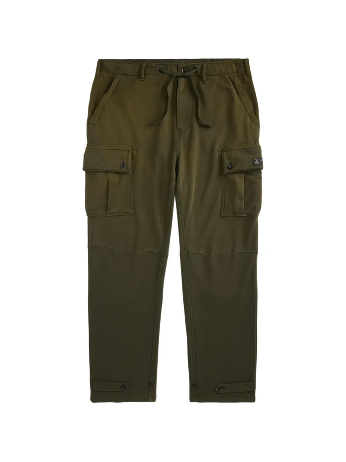 RALPH LAUREN Loopback Fleece Cargo Pant Company Olive