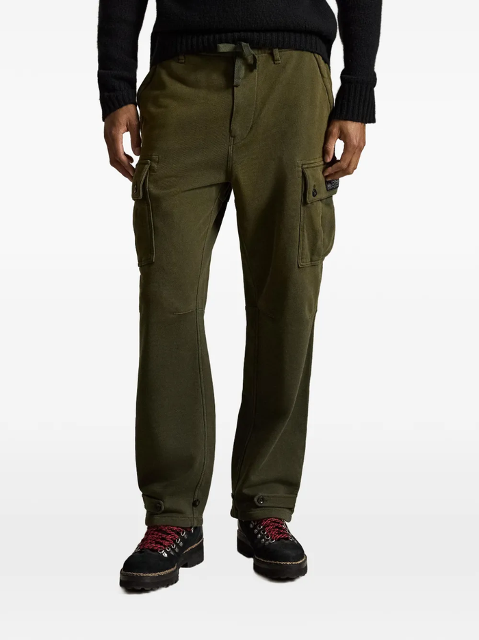 RALPH LAUREN Loopback Fleece Cargo Pant Company Olive
