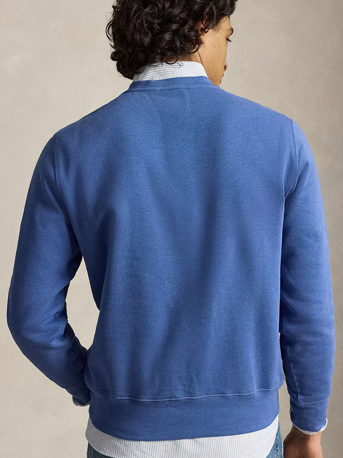 RALPH LAUREN Polo Bear Fleece Sweatshirt Bastille Blue