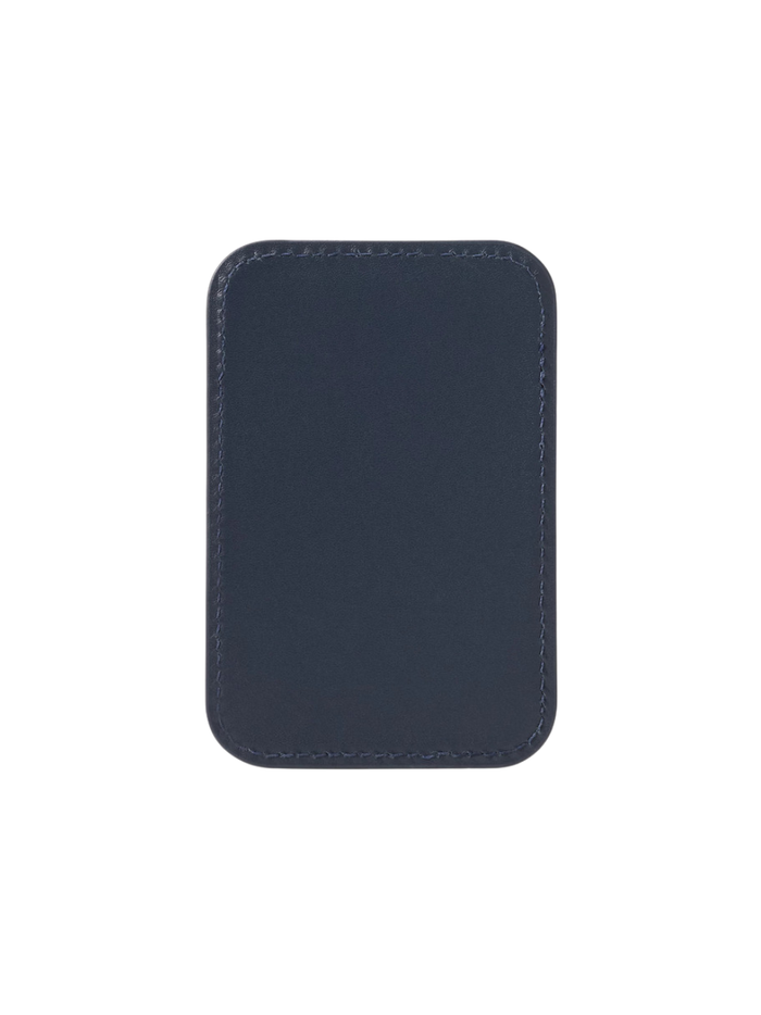 RALPH LAUREN Polo Bear Leather Card Case With MagSafe Newport Navy