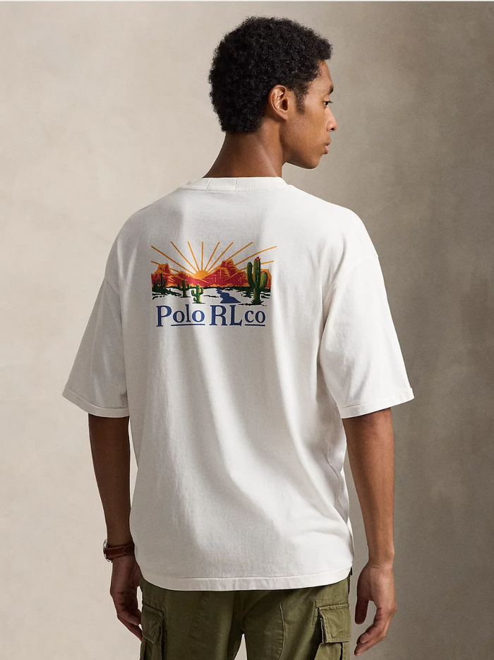 RALPH LAUREN Relaxed Fit Jersey Graphic T-Shirt Nevis