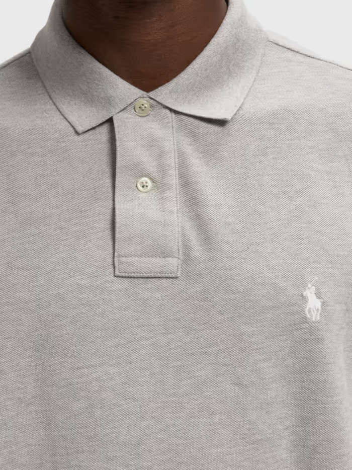 RALPH LAUREN Relaxed Fit Mesh Polo Shirt Spring Heather