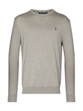 RALPH LAUREN Slim Fit Cotton Sweater Andover Heather