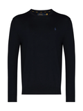 RALPH LAUREN Slim Fit Cotton Sweater Hunter Navy