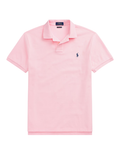 RALPH LAUREN Slim Fit Mesh Polo Shirt Carmel Pink - MAISONDEFASHION.COM
