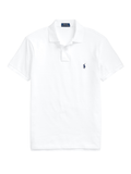 RALPH LAUREN Slim Fit Mesh Polo Shirt White - MAISONDEFASHION.COM