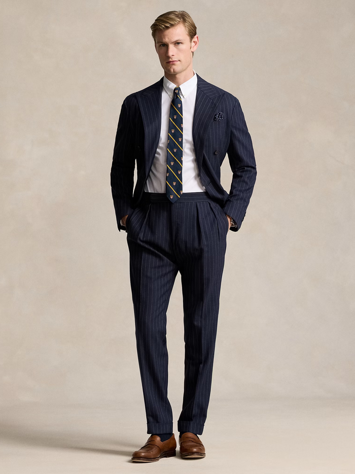 RALPH LAUREN Slim Fit Stretch Poplin Shirt White - MAISONDEFASHION.COM