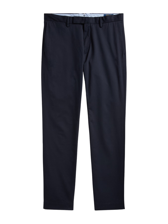 RALPH LAUREN Stretch Slim Fit Chino Trousers Aviator Navy - MAISONDEFASHION.COM