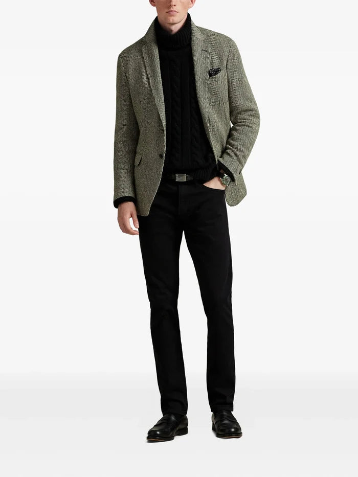 RALPH LAUREN Sullivan Full Length Slim Jeans Black - MAISONDEFASHION.COM